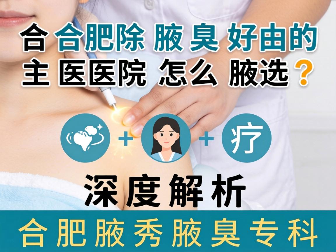 合肥除腋臭好的医院怎么选？深度解析合肥腋秀腋臭专科