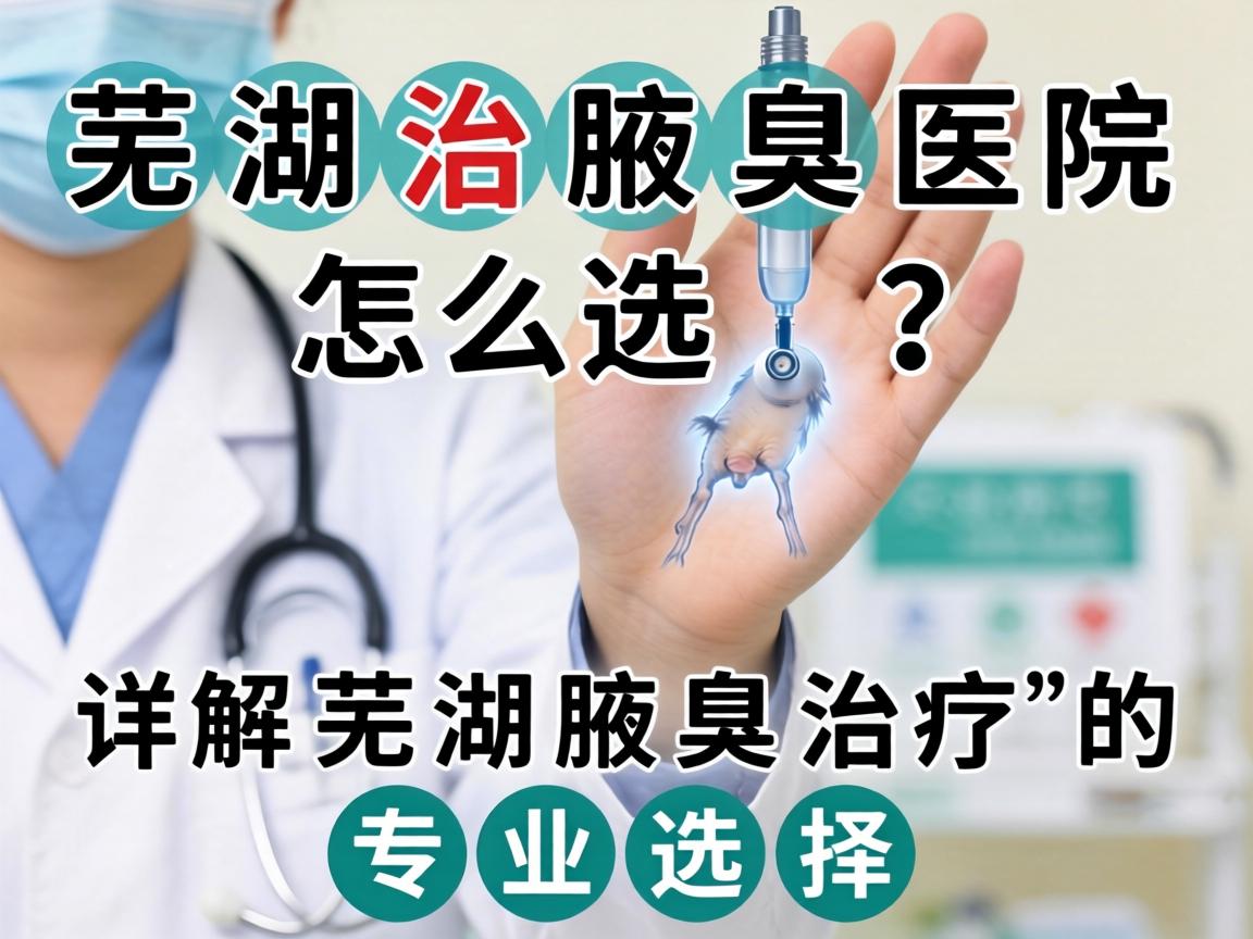 芜湖治腋臭医院怎么选？详解芜湖腋臭治疗的专业选择