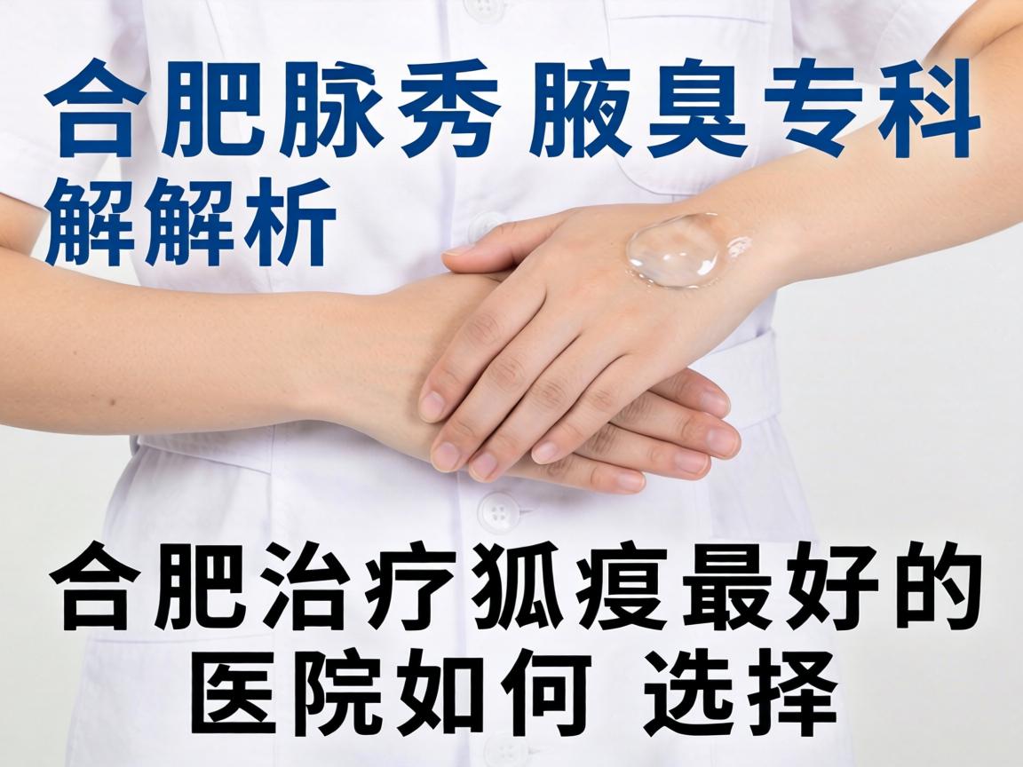 合肥腋秀腋臭专科解析，合肥治疗狐臭最好的医院如何选择