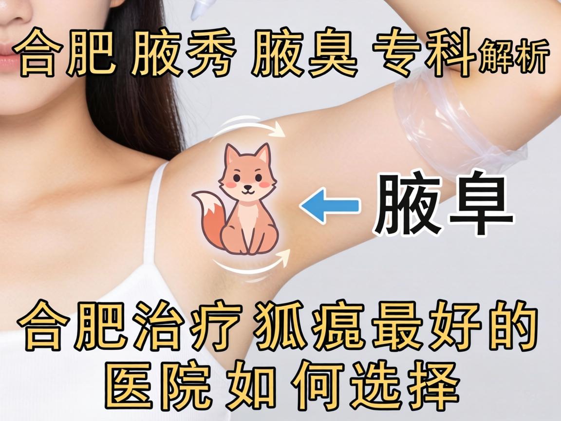 合肥腋秀腋臭专科解析，合肥治疗狐臭最好的医院如何选择