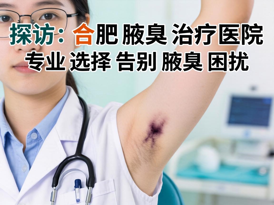 探访合肥腋臭治疗医院，专业选择告别腋臭困扰