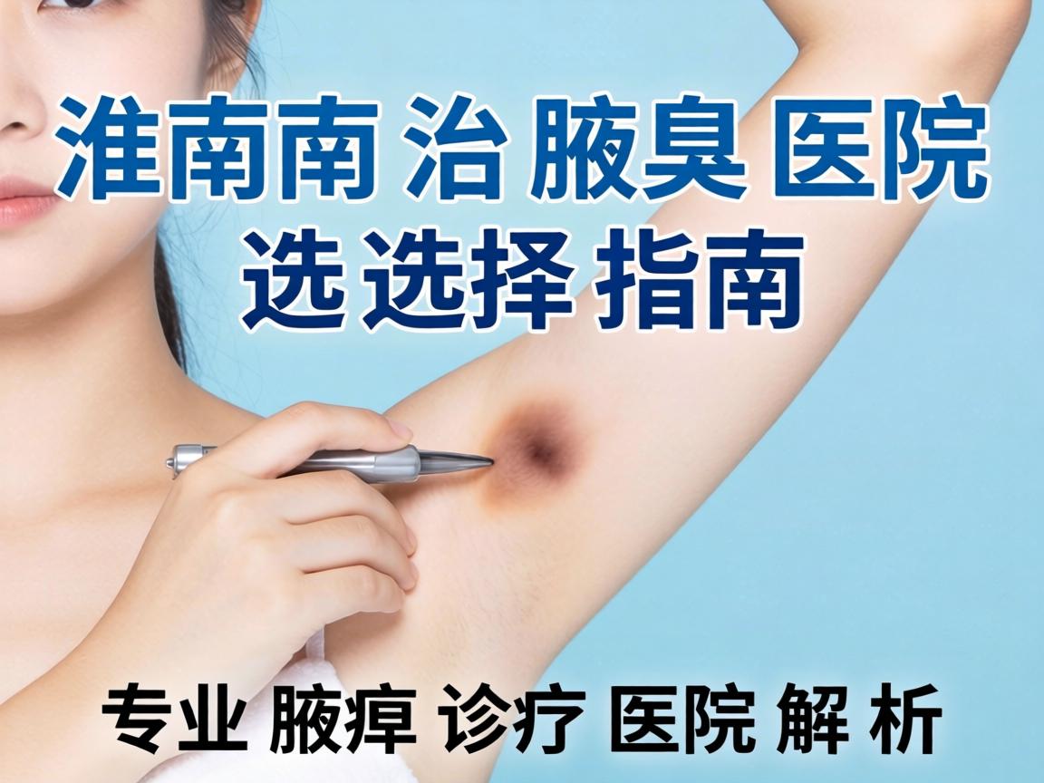 淮南治腋臭医院选择指南，专业腋臭诊疗医院解析