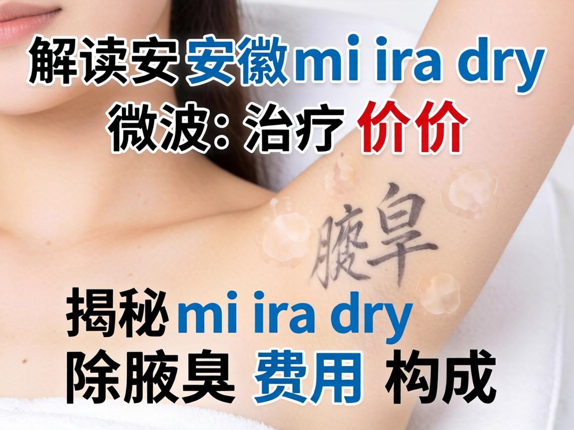 解读安徽miradry微波治疗价格 揭秘miradry除腋臭费用构成