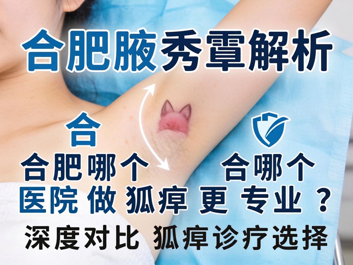 合肥腋秀解析，合肥哪个医院做狐臭更专业？深度对比狐臭诊疗选择