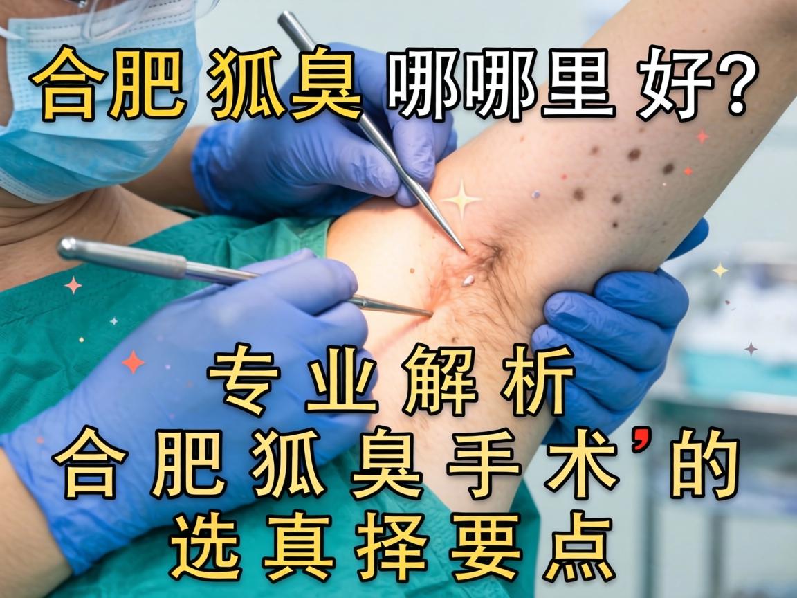 合肥狐臭手术哪里好？专业解析合肥狐臭手术的选择要点