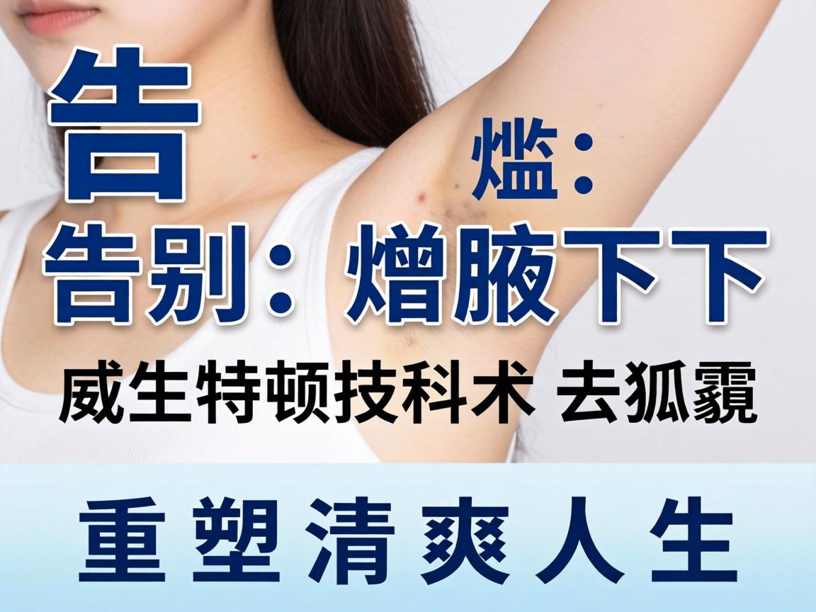 告别腋下尴尬，威特顿技术去狐臭，重塑清爽人生