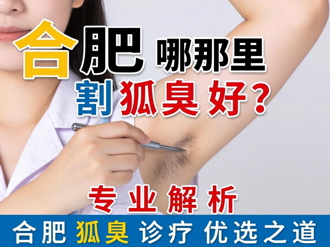 合肥哪里割狐臭好？专业解析合肥狐臭诊疗优选之道