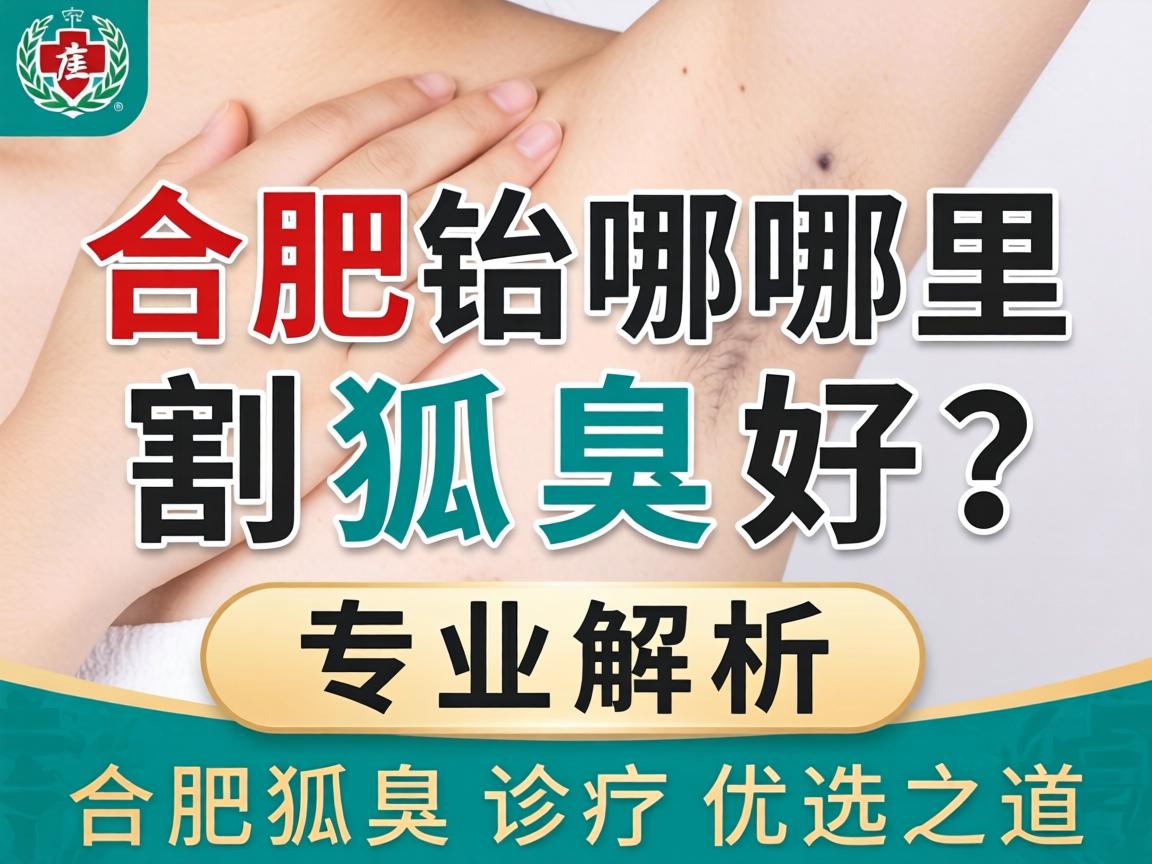 合肥哪里割狐臭好？专业解析合肥狐臭诊疗优选之道