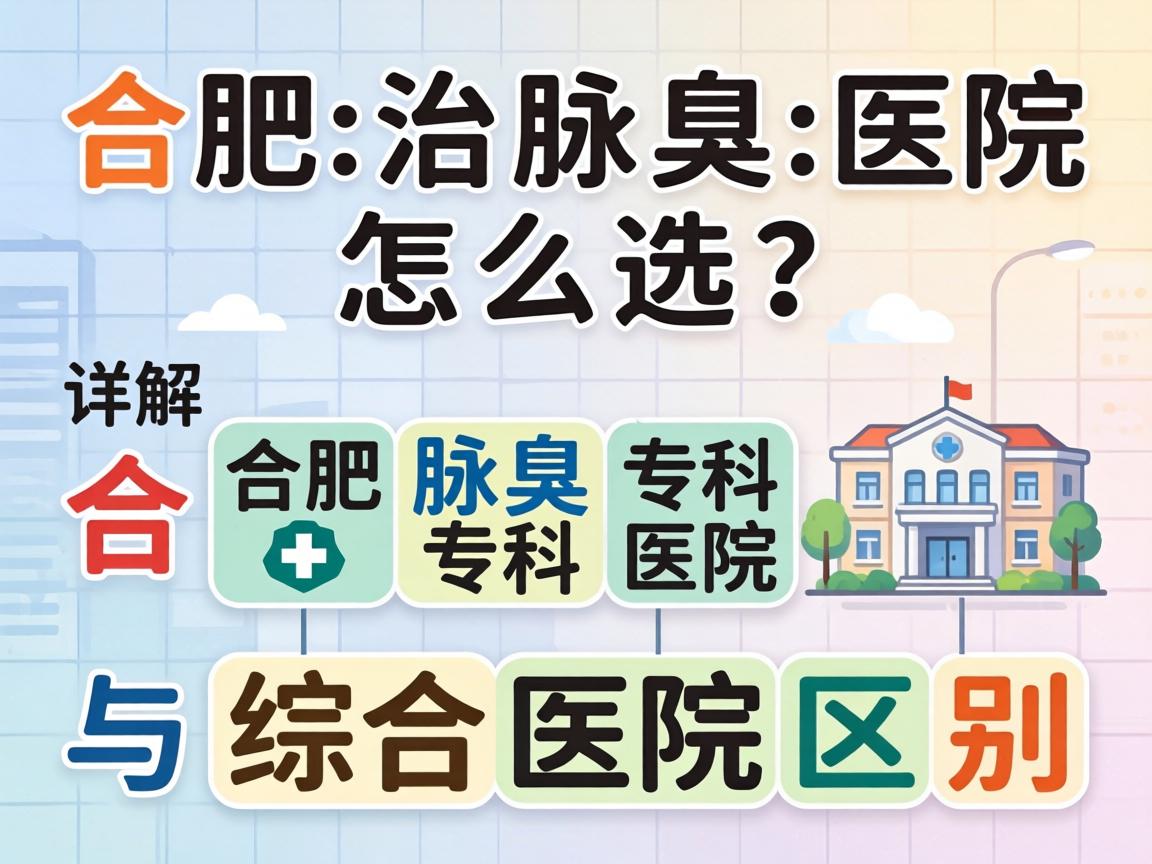 合肥治腋臭医院怎么选？详解合肥腋臭专科医院与综合医院区别