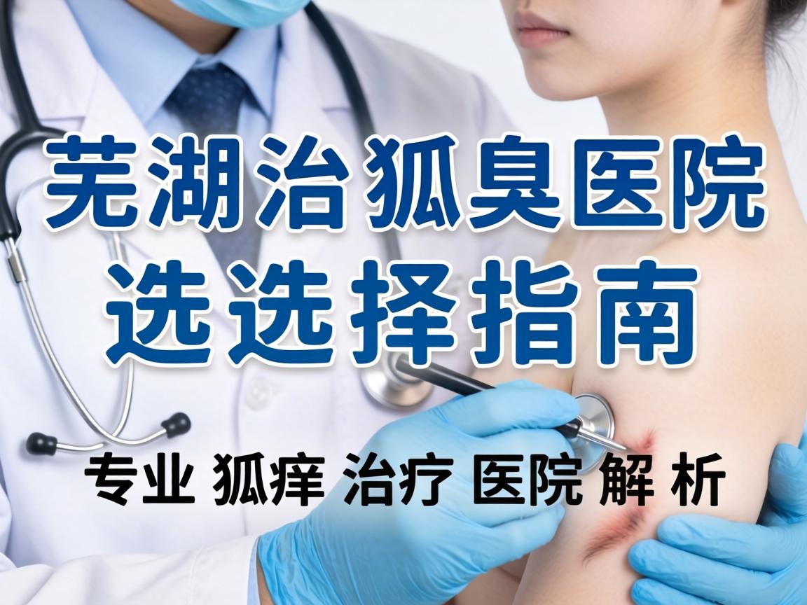 芜湖治狐臭医院选择指南，专业狐臭治疗医院解析