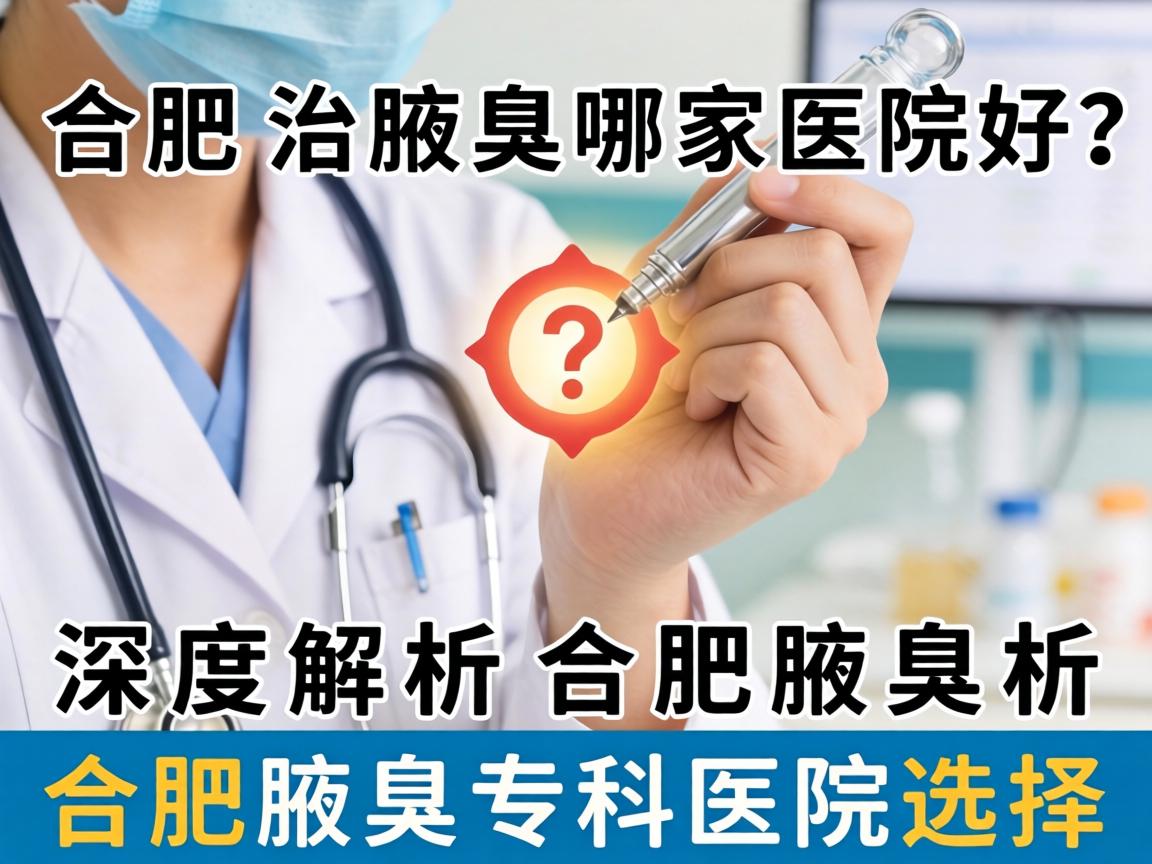 合肥治腋臭哪家医院好？深度解析合肥腋臭专科医院选择