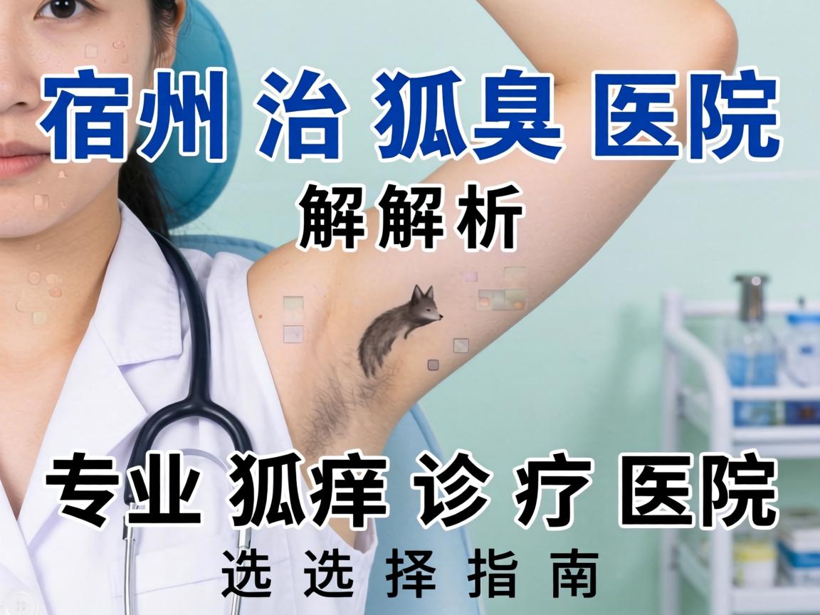 宿州治狐臭医院解析，宿州专业狐臭诊疗医院的选择指南