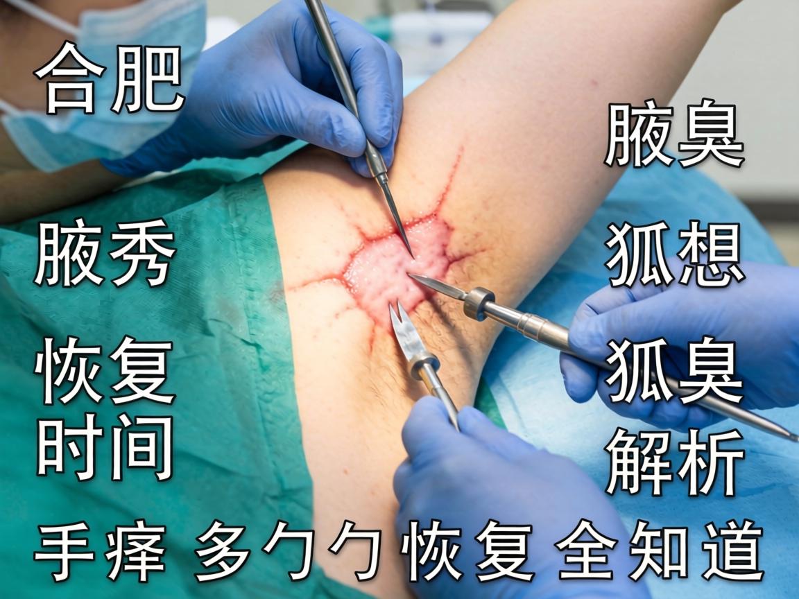 合肥腋秀腋臭手术恢复时间解析，狐臭手术多久恢复全知道
