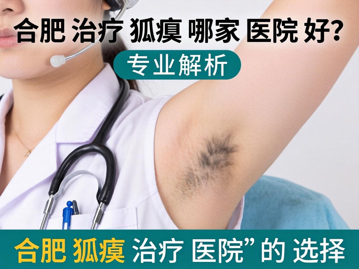 合肥治疗狐臭哪家医院好？专业解析合肥狐臭治疗医院的选择