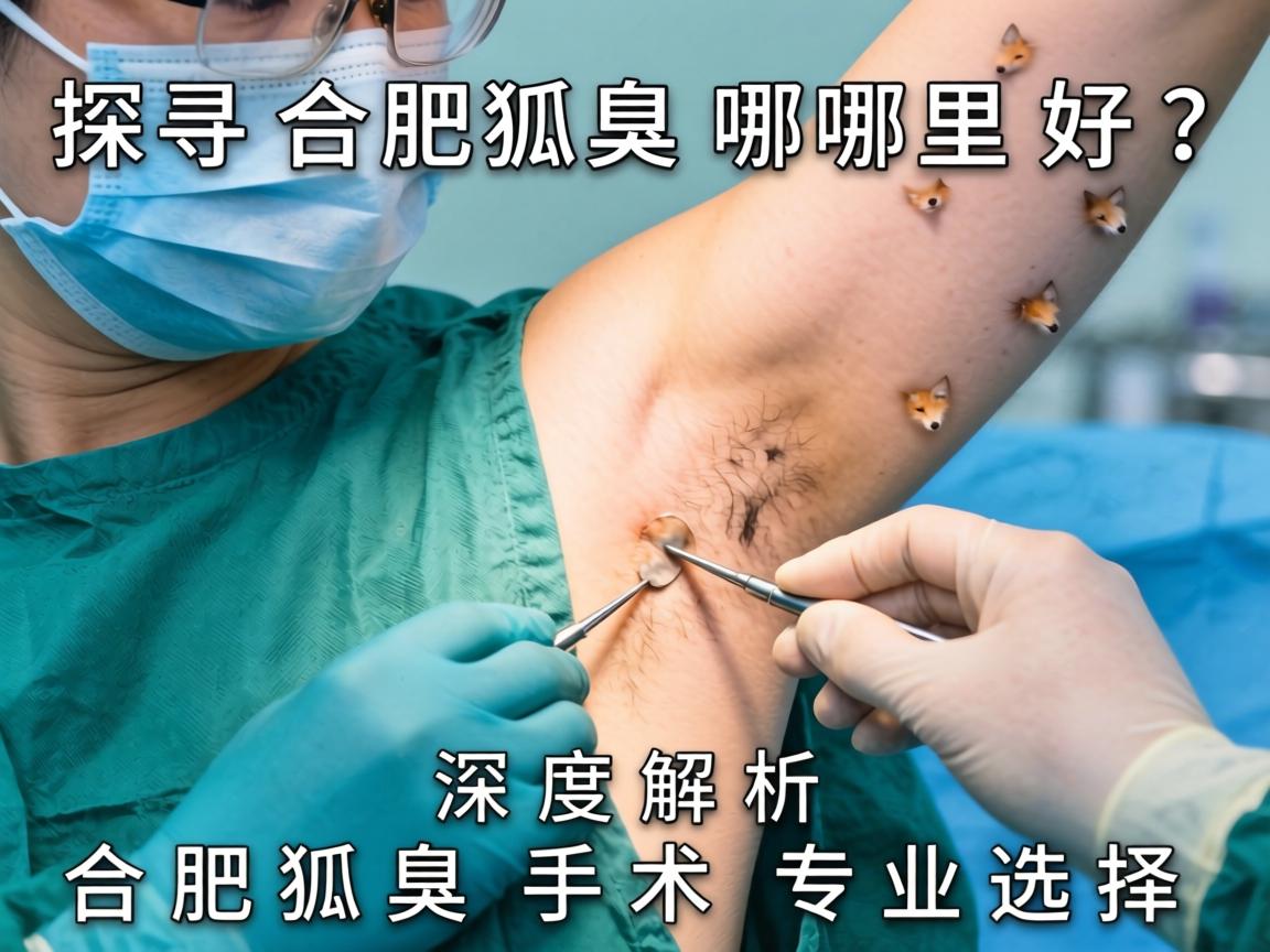 探寻合肥狐臭手术哪里好？深度解析合肥狐臭手术专业选择