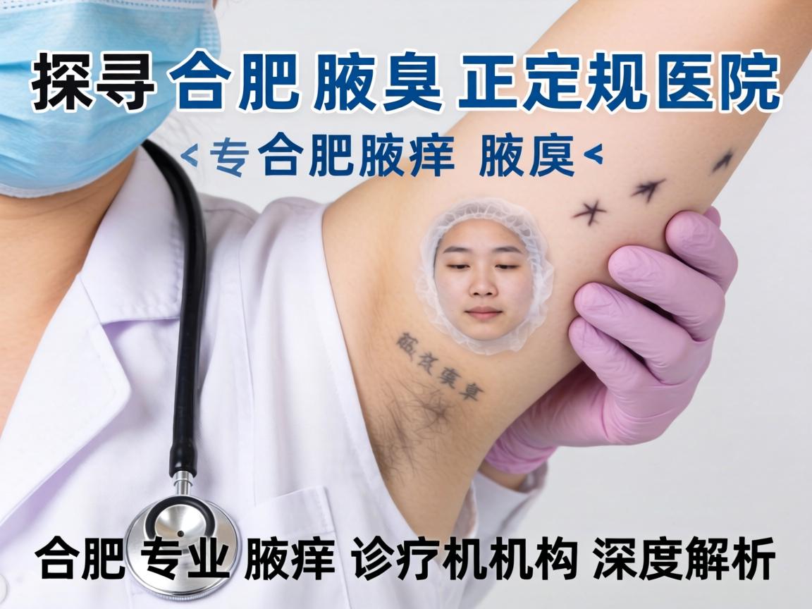 探寻合肥腋臭正规医院，合肥专业腋臭诊疗机构深度解析