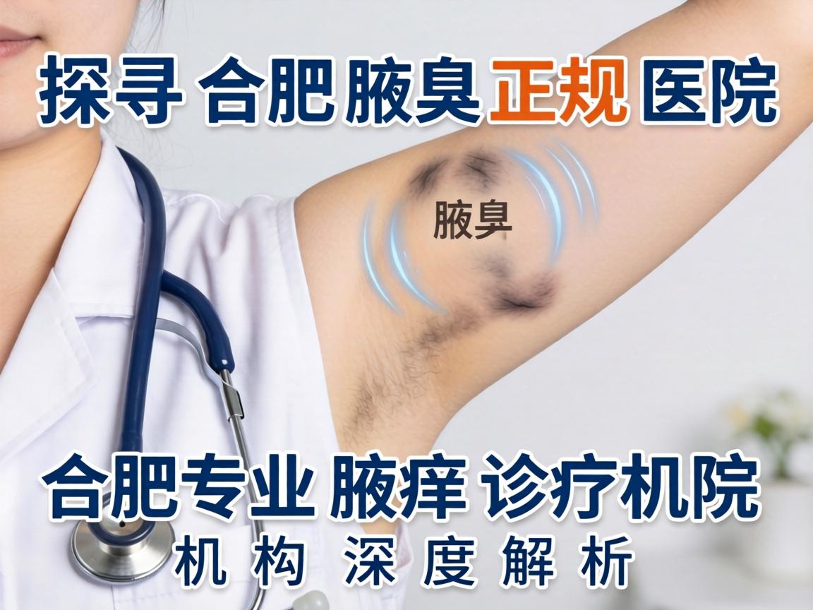 探寻合肥腋臭正规医院，合肥专业腋臭诊疗机构深度解析