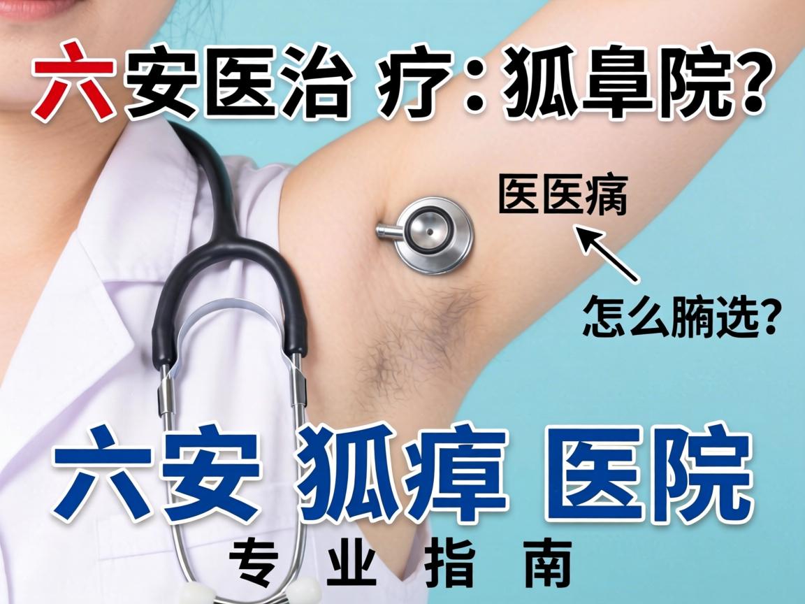 六安治疗狐臭医院怎么选？六安狐臭医院专业指南