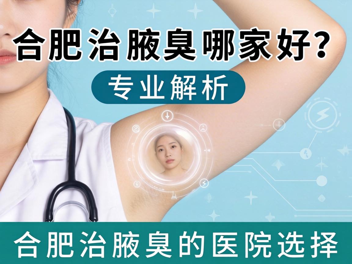 合肥治腋臭哪家好？专业解析合肥治腋臭的医院选择