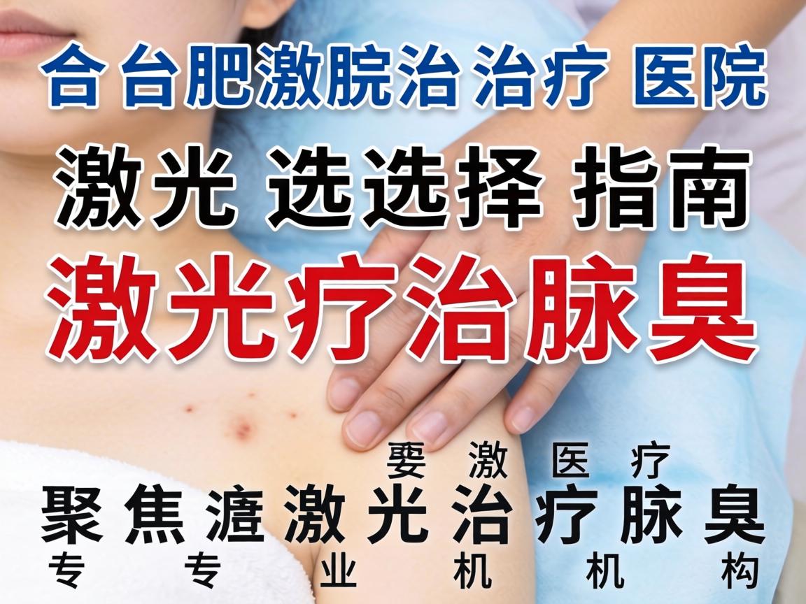 合肥激光治疗腋臭医院选择指南，聚焦激光治疗腋臭专业机构