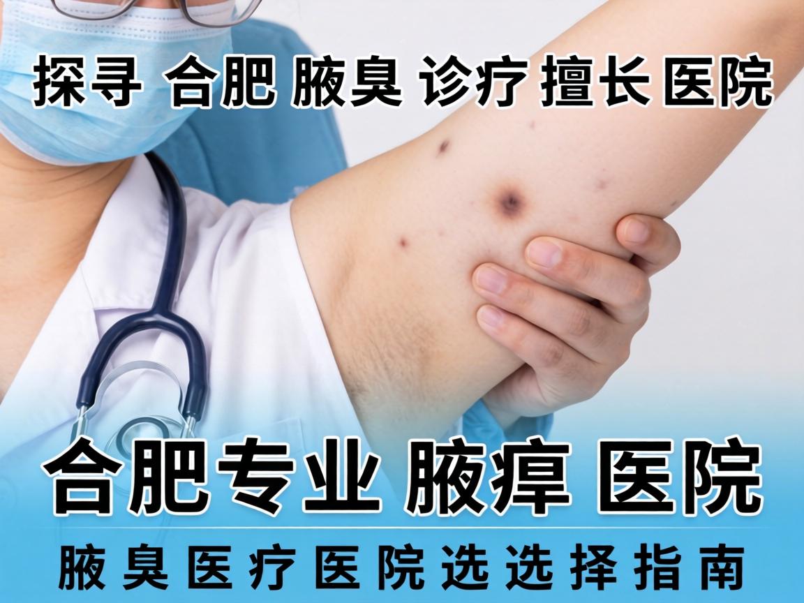 探寻合肥腋臭诊疗擅长医院，合肥专业腋臭医院选择指南