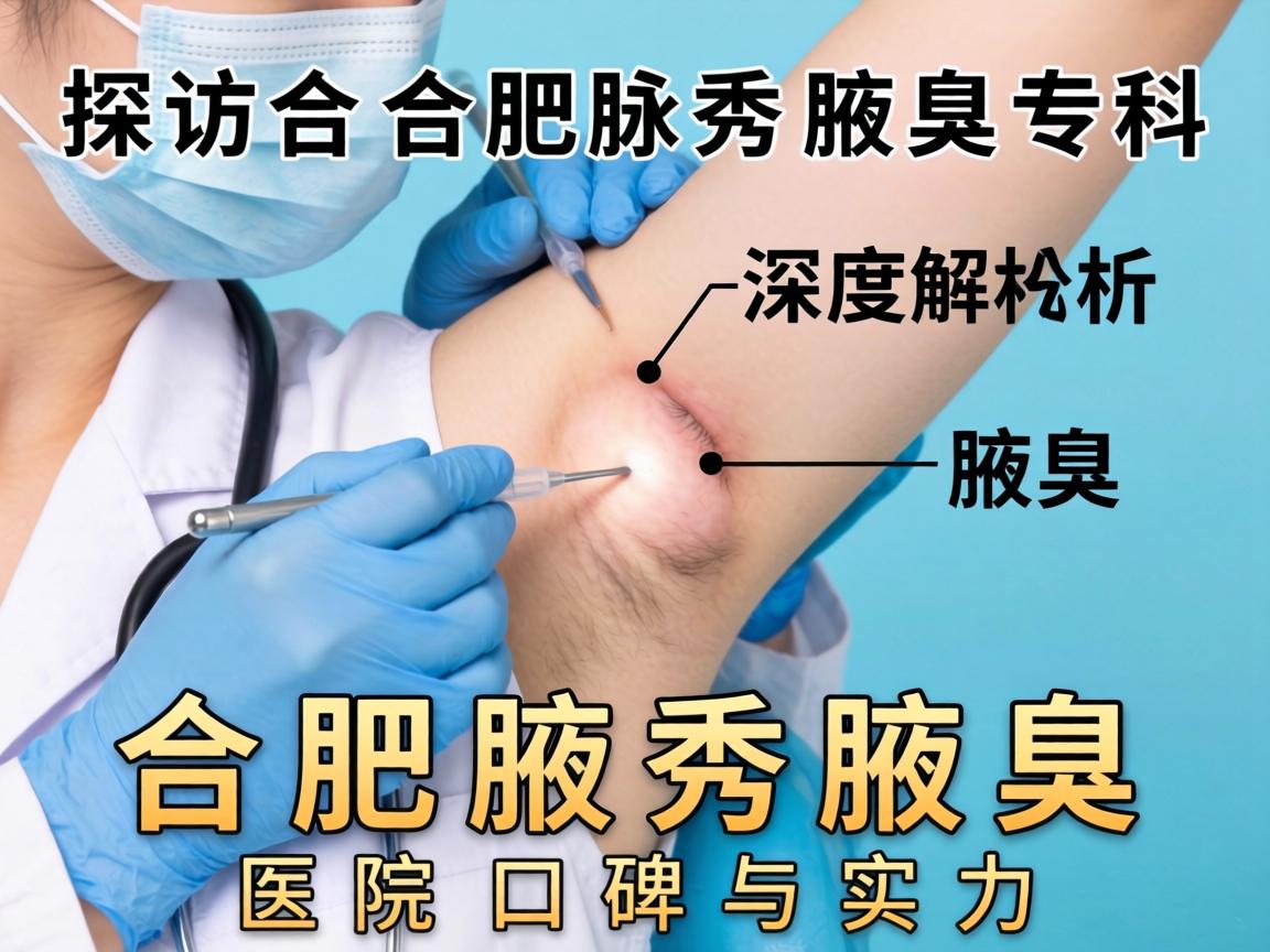 探访合肥腋秀腋臭专科，深度解析合肥腋秀腋臭医院口碑与实力