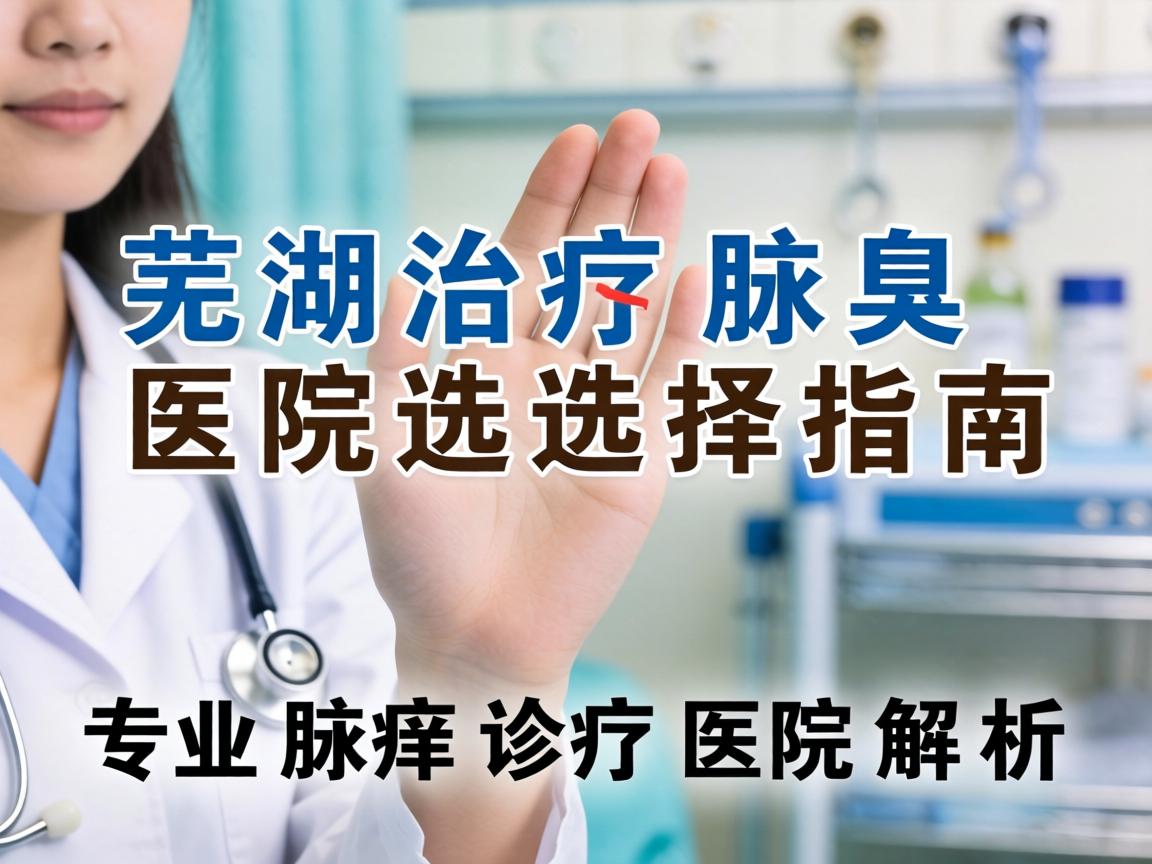 芜湖治疗腋臭医院选择指南，专业腋臭诊疗医院解析
