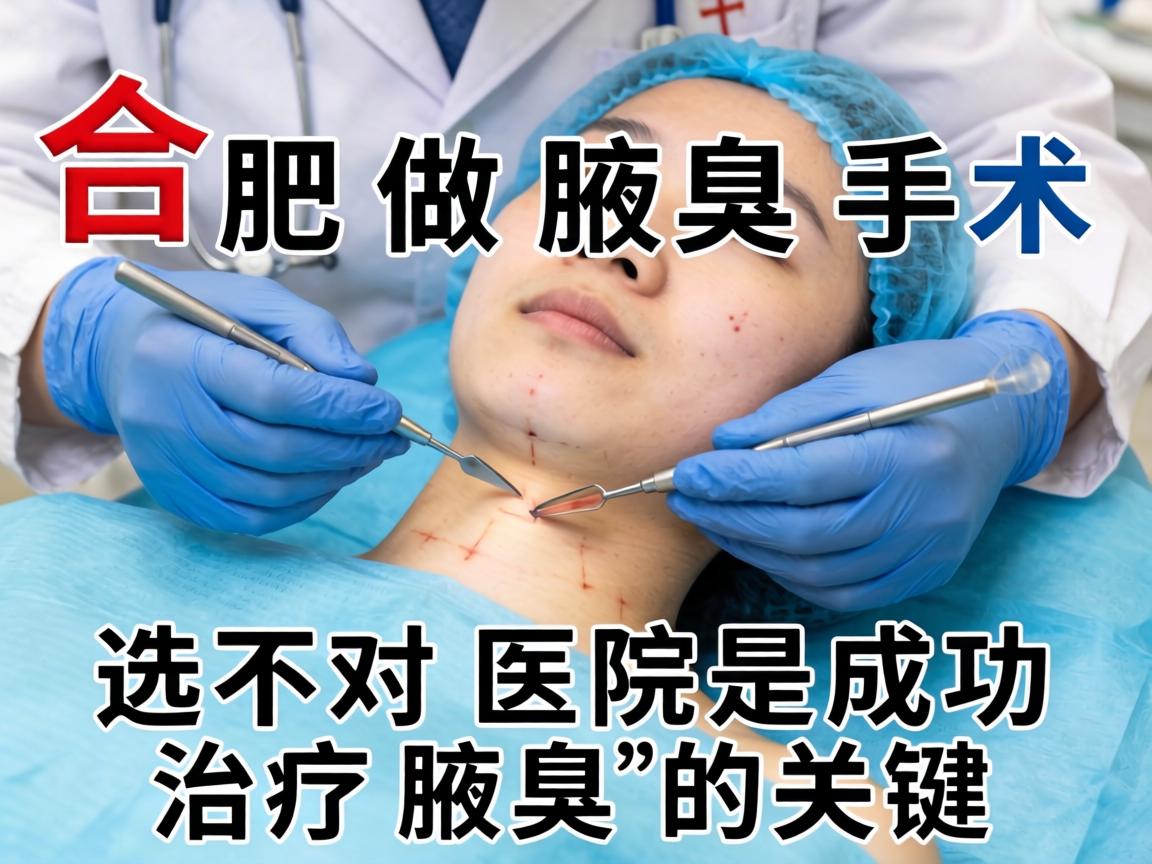 在合肥做腋臭手术，选对医院是成功治疗腋臭的关键