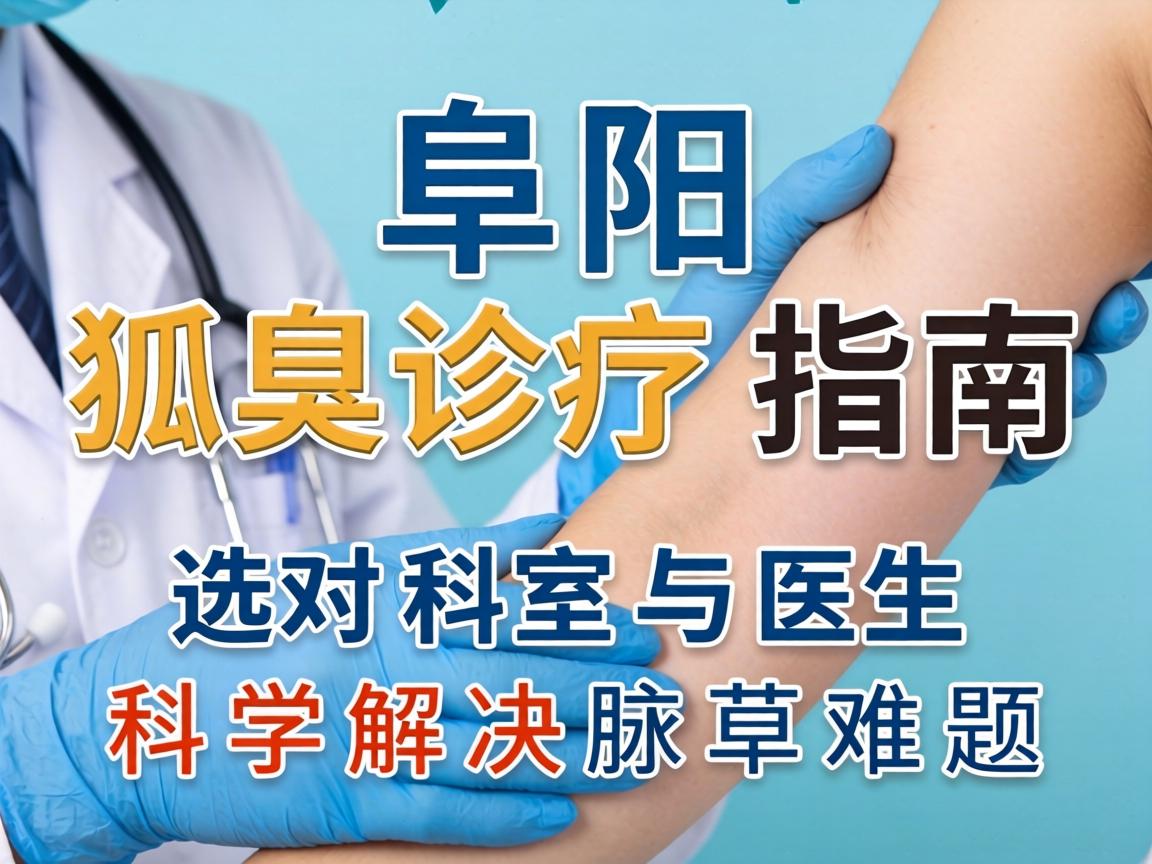 阜阳狐臭诊疗指南，选对科室与医生，科学解决腋臭难题