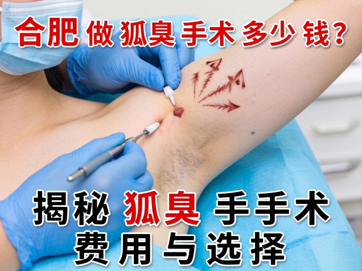 合肥做狐臭手术多少钱？揭秘狐臭手术费用与选择