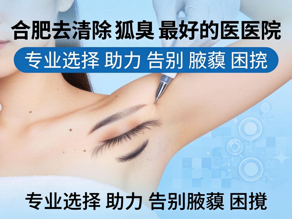 合肥去除狐臭最好的医院，专业选择助力告别腋臭困扰