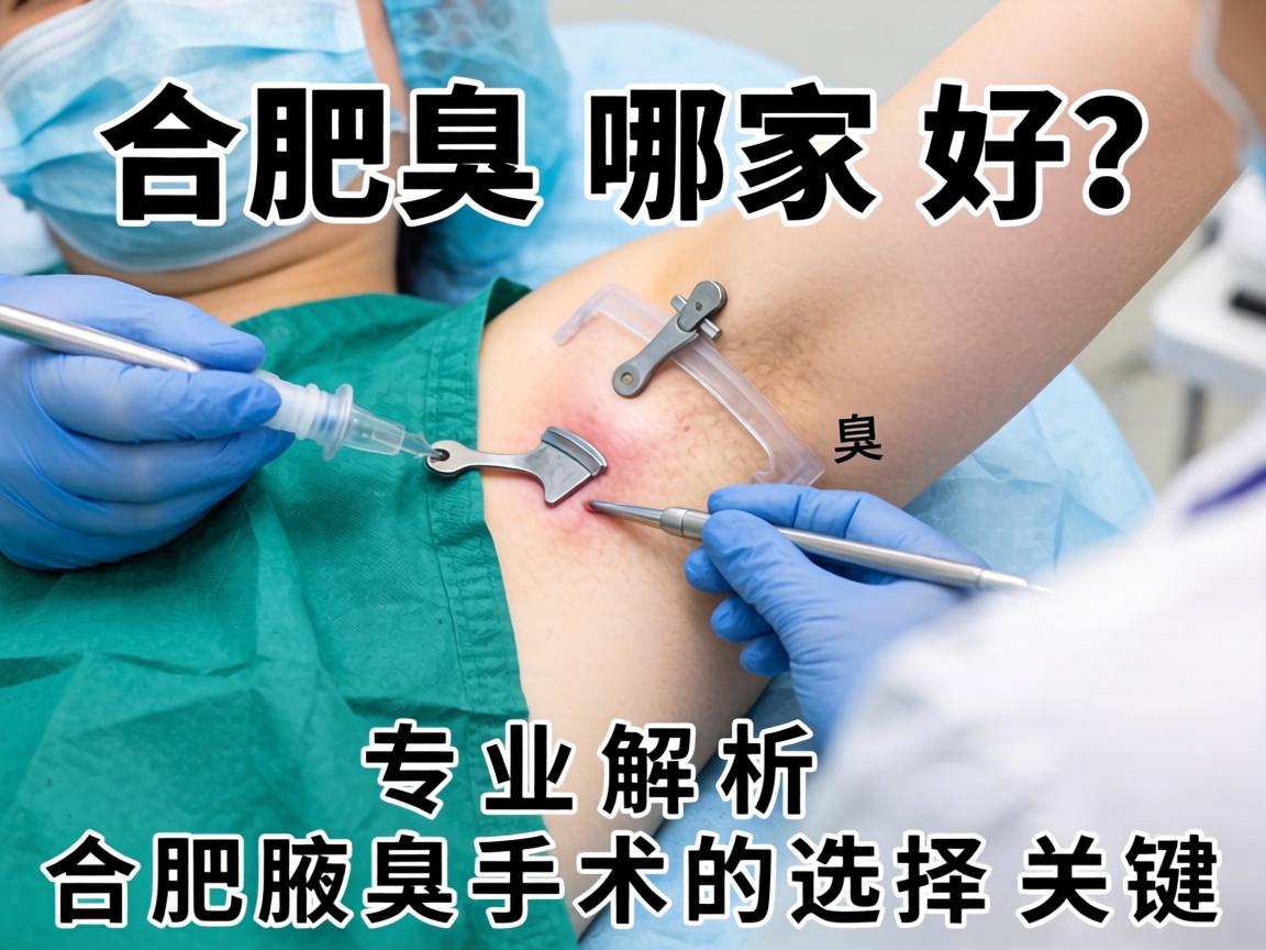 合肥腋臭手术哪家好？专业解析合肥腋臭手术的选择关键