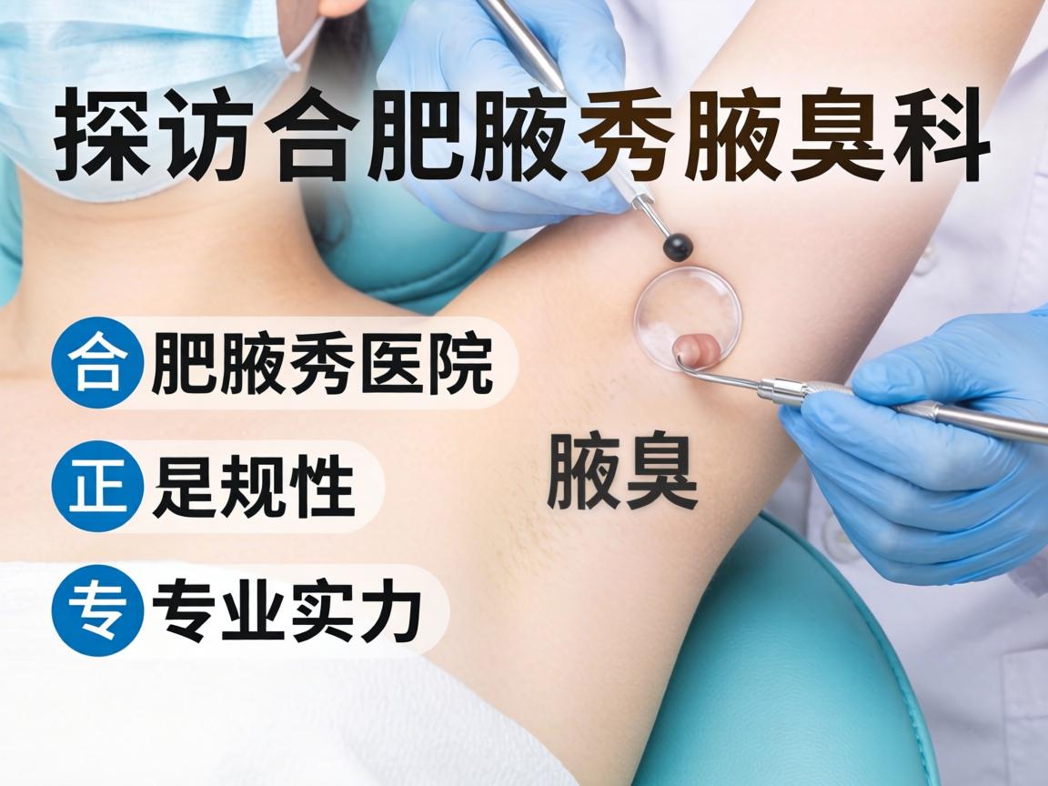 探访合肥腋秀腋臭专科，解析合肥腋秀医院的正规性与专业实力