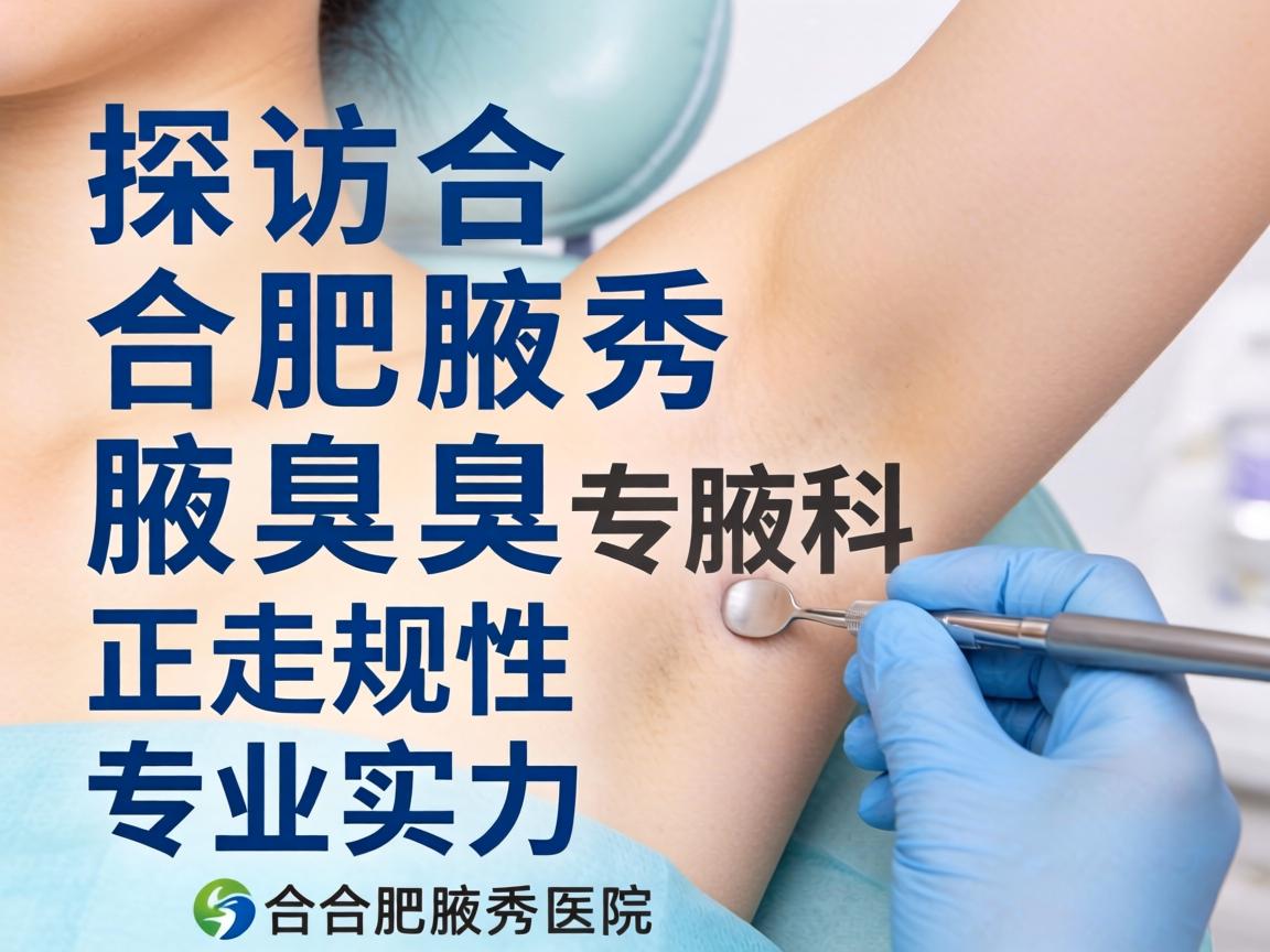 探访合肥腋秀腋臭专科，解析合肥腋秀医院的正规性与专业实力