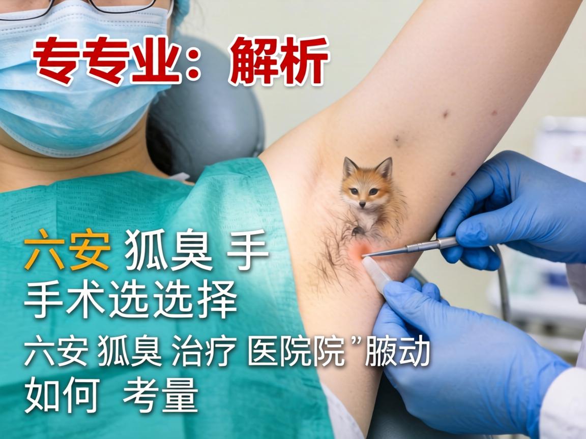 专业解析，六安狐臭手术选择，六安狐臭治疗医院如何考量