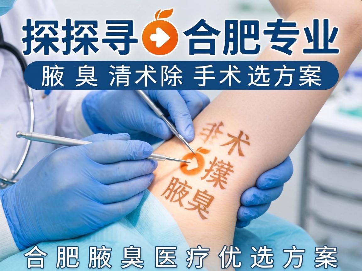 探寻合肥专业腋臭清除手术，详解合肥腋臭医疗优选方案