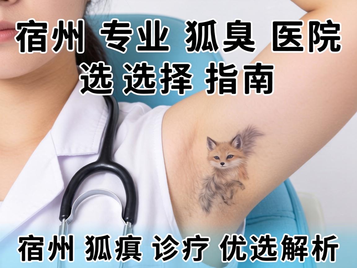 宿州专业狐臭医院选择指南，宿州狐臭诊疗优选解析