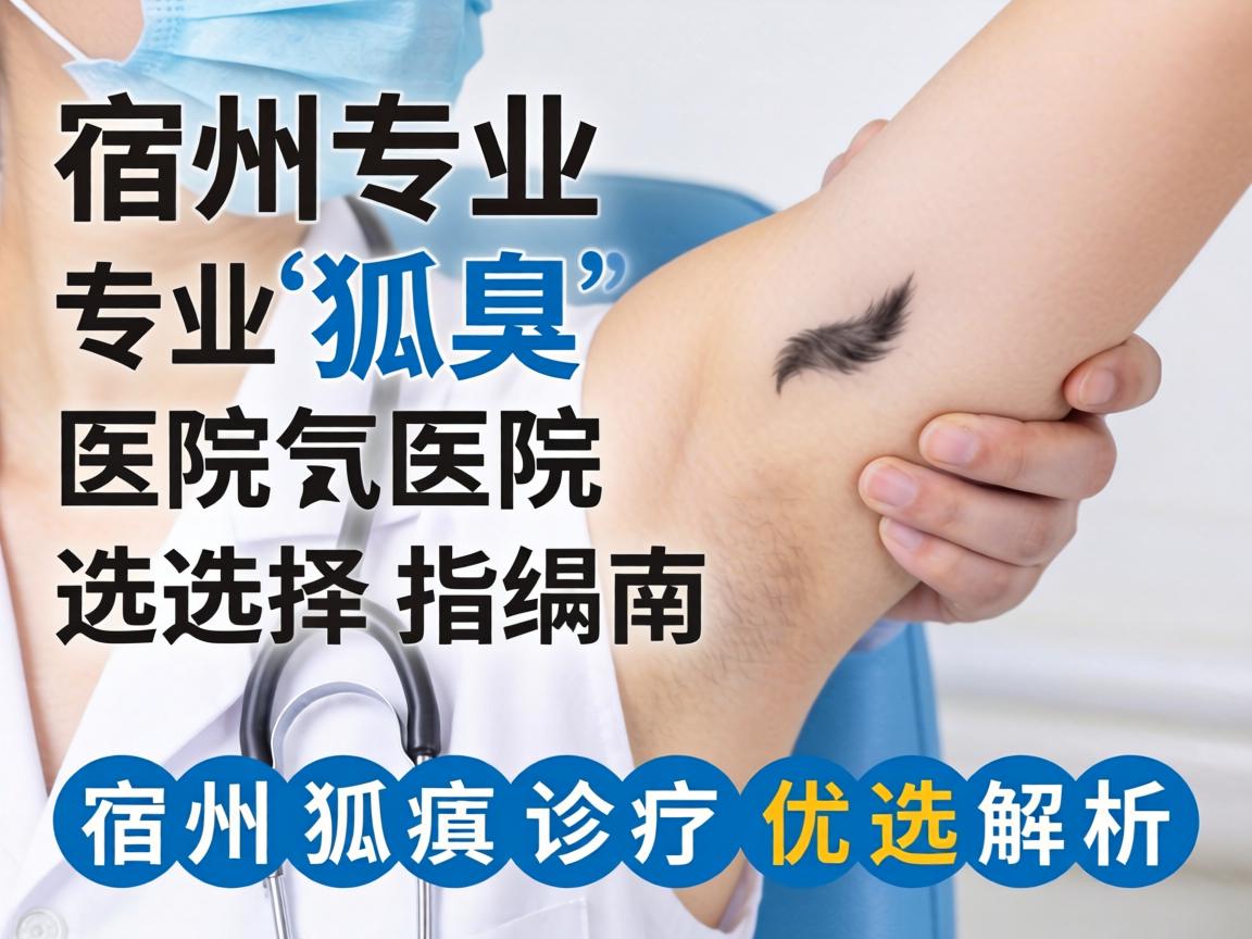 宿州专业狐臭医院选择指南，宿州狐臭诊疗优选解析