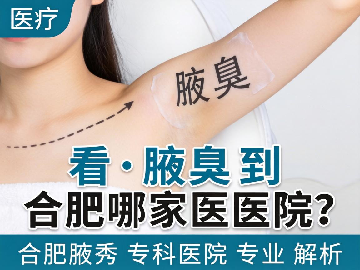 看腋臭到合肥哪家医院？合肥腋秀专科医院专业解析