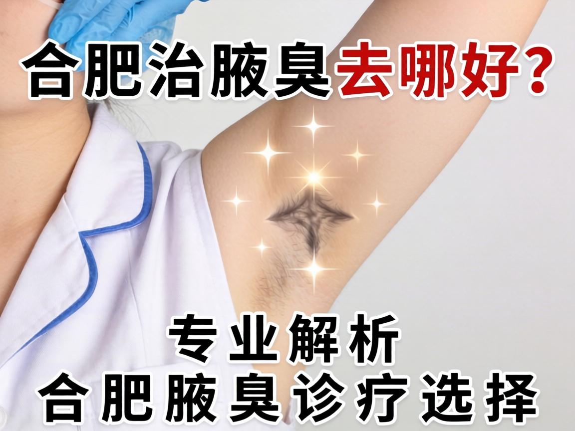合肥治腋臭去哪好？专业解析合肥腋臭诊疗选择