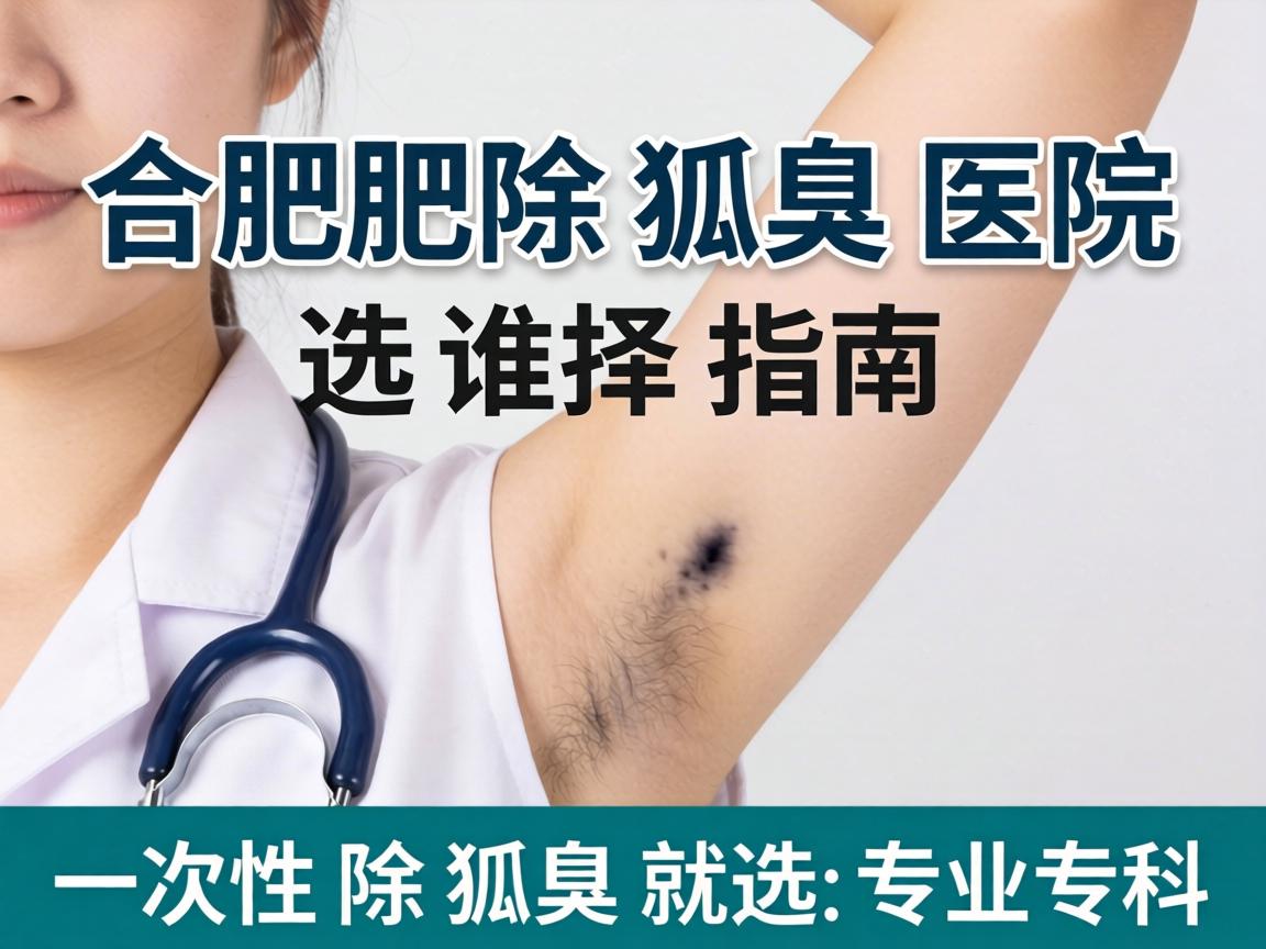 合肥除狐臭医院选择指南，一次性除狐臭就选专业专科