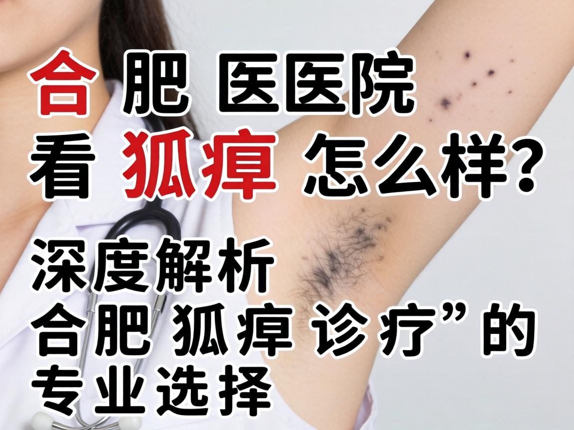 合肥医院看狐臭怎么样？深度解析合肥狐臭诊疗的专业选择