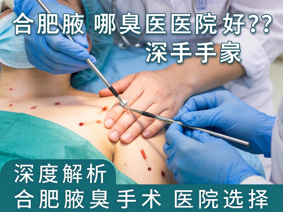 合肥腋臭手术哪家医院好？深度解析合肥腋臭手术医院选择