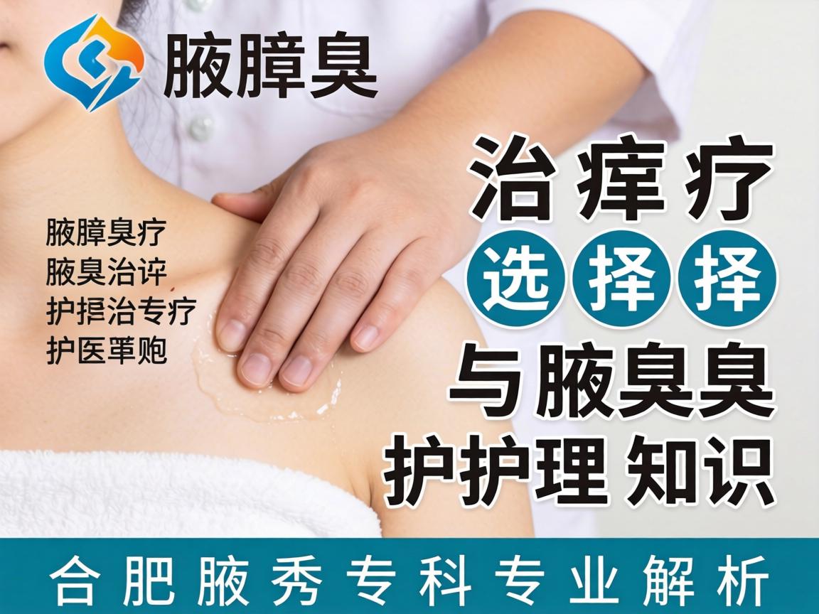 腋臭治疗选择与腋臭护理知识，合肥腋秀专科专业解析