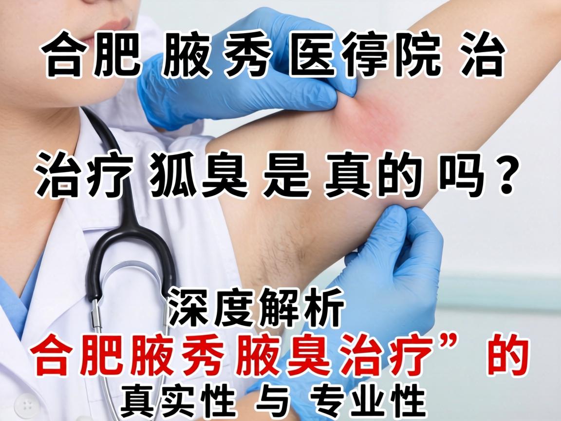 合肥腋秀医院治疗狐臭是真的吗？深度解析合肥腋秀腋臭治疗的真实性与专业性