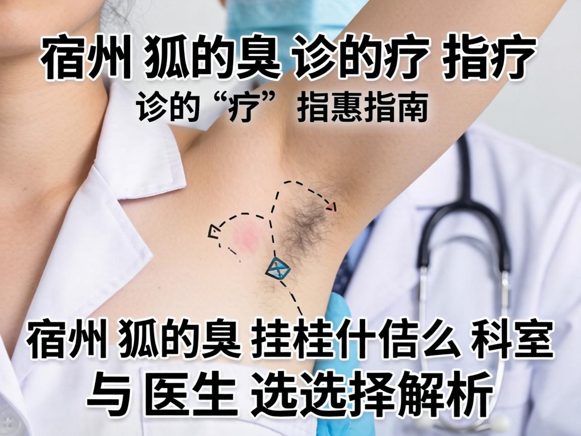 宿州狐臭诊疗指南，宿州狐臭挂什么科室与医生选择解析
