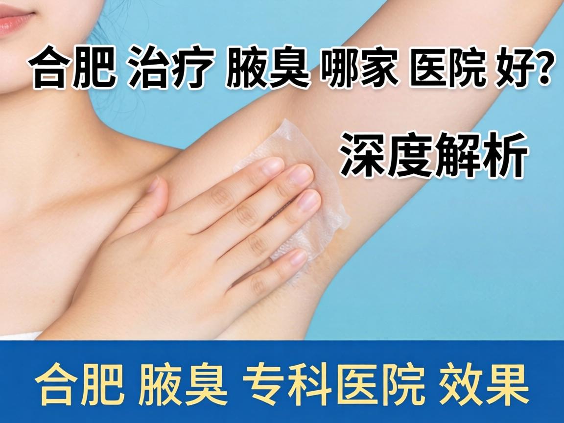 在合肥治疗腋臭哪家医院好？深度解析合肥腋臭专科医院效果