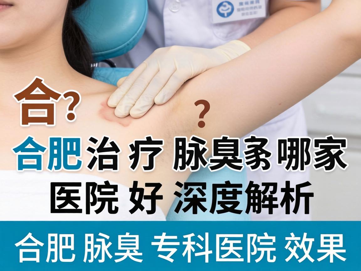 在合肥治疗腋臭哪家医院好？深度解析合肥腋臭专科医院效果