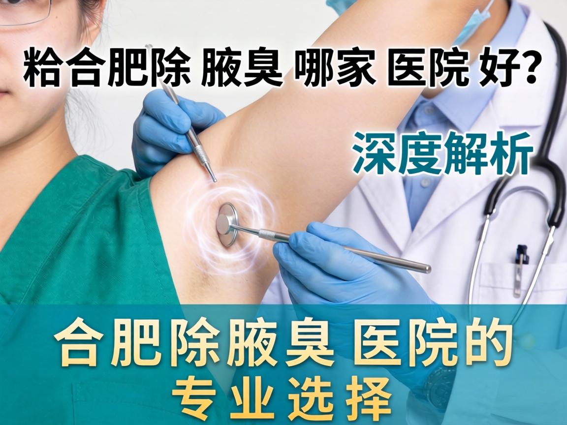 合肥除腋臭哪家医院好？深度解析合肥除腋臭医院的专业选择