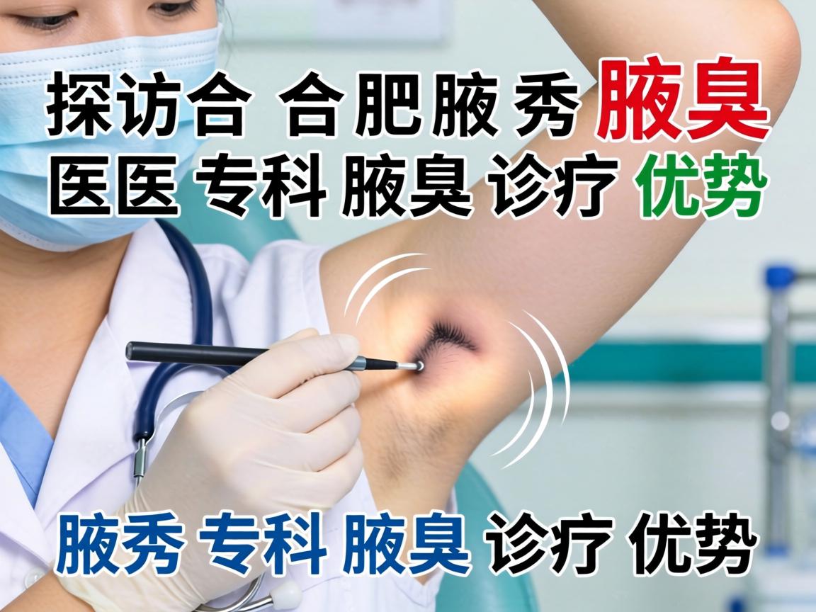 探访合肥腋秀腋臭专科医院，详解腋秀专科腋臭诊疗优势